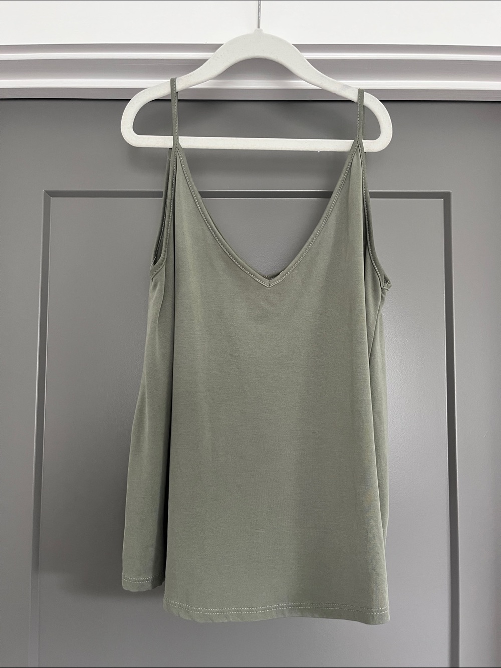 bp Olive Green V-Neck Spaghetti Strap Camisole